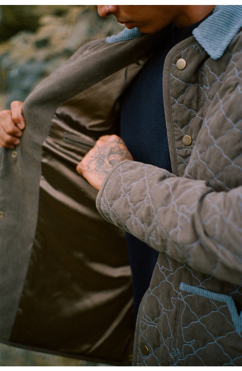 Tombolo 'Quack' Quilt, Alternate, color, Olive Green