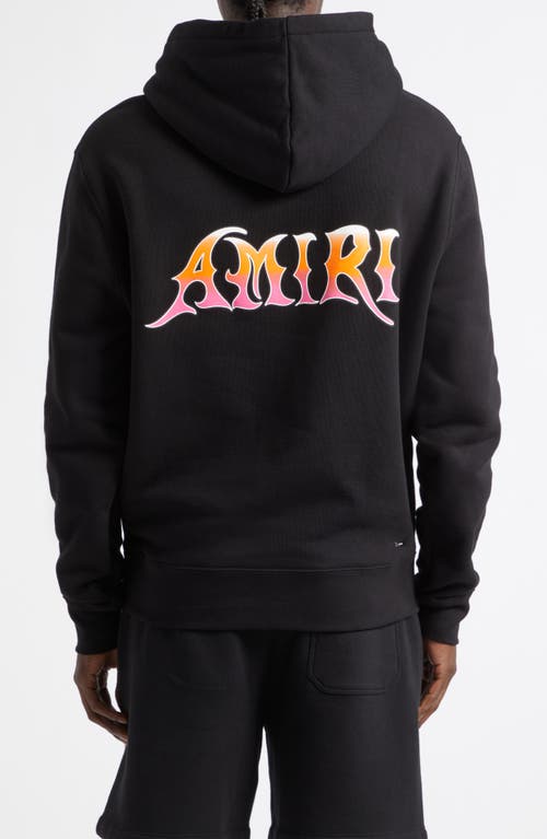 Amiri Ma Surf Regular Fit Cotton Hoodie In Black