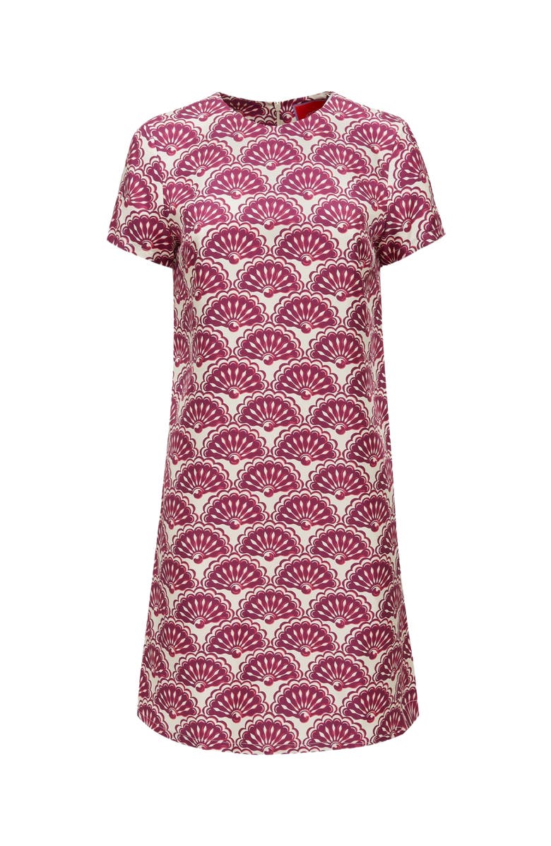 La DoubleJ Mini Swing Dress Fans Purple, Alternate, color, 