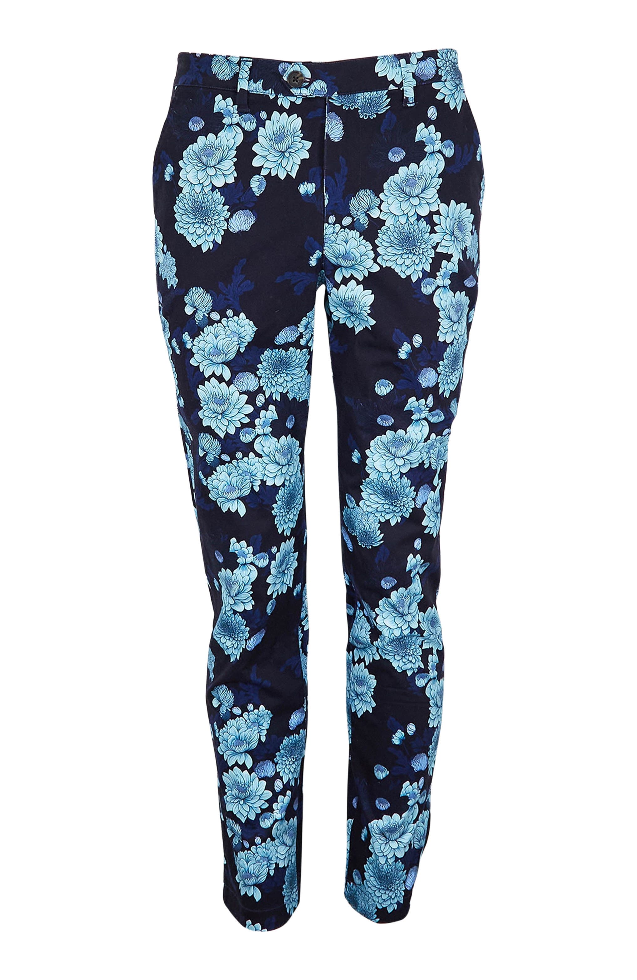 Serious Floral Navy