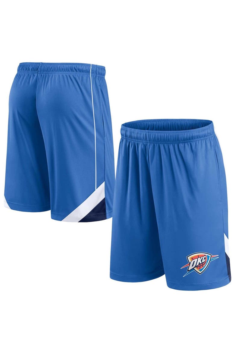 Men's Fanatics Branded Blue Oklahoma City Thunder Slice Shorts, Main, color, Blue