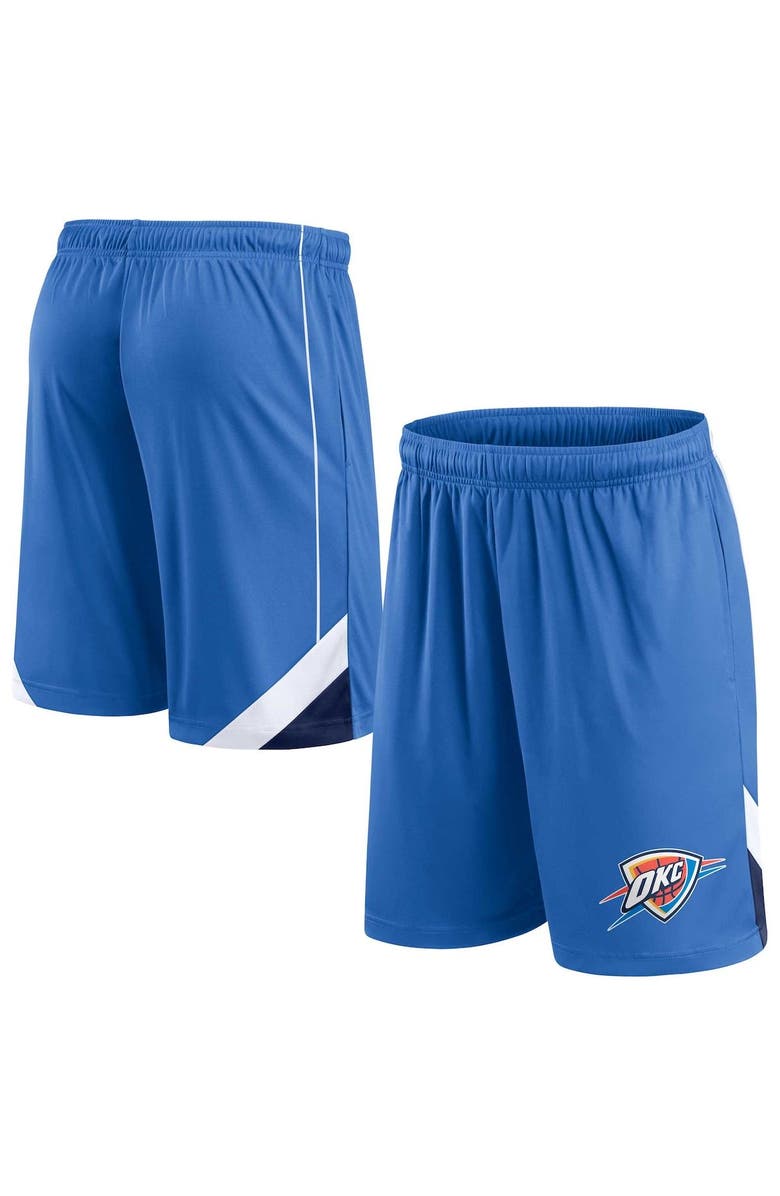 FANATICS Men's Fanatics Branded Blue Oklahoma City Thunder Slice Shorts, Main, color, 