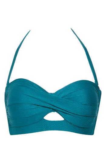 ATHENA ATHENA TWIST FRONT BANDEAU BIKINI TOP