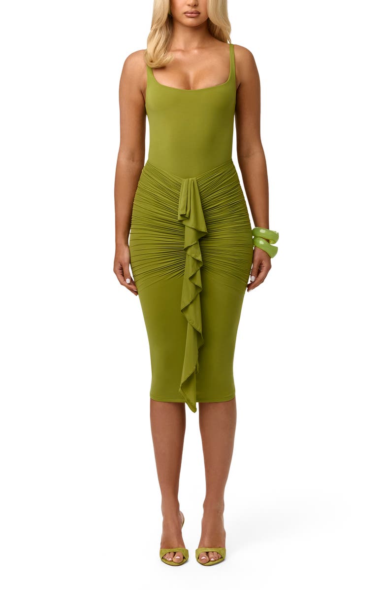 Naked Wardrobe Scoop Neck Tank Bodysuit, Alternate, color, Mojito