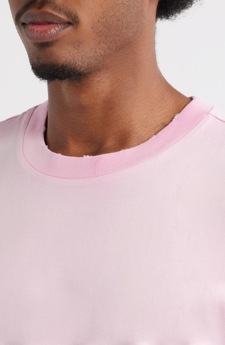 Elwood Core Oversize Crop Cotton T-Shirt, Alternate, color, Sun Faded Pink