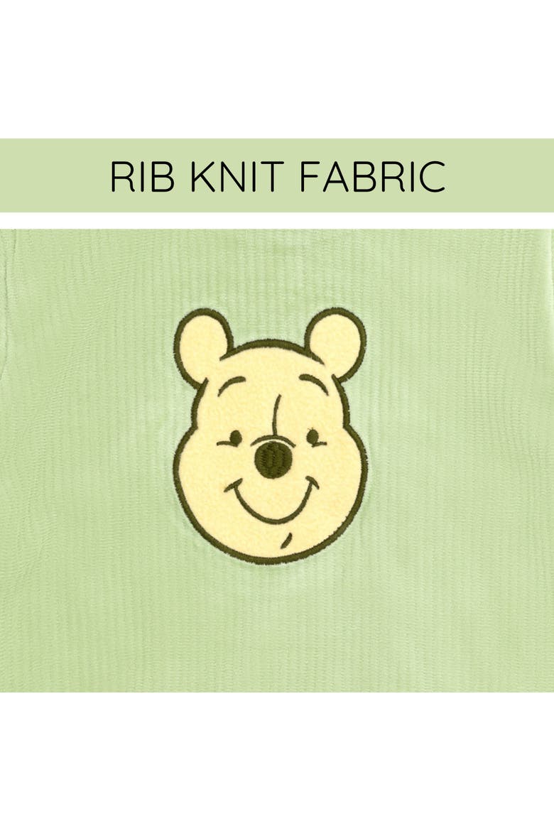 Winnie the Pooh Velour 2-Piece Sweatshirt and Pants Set, Alternate, color, Sage Winnie the Pooh
