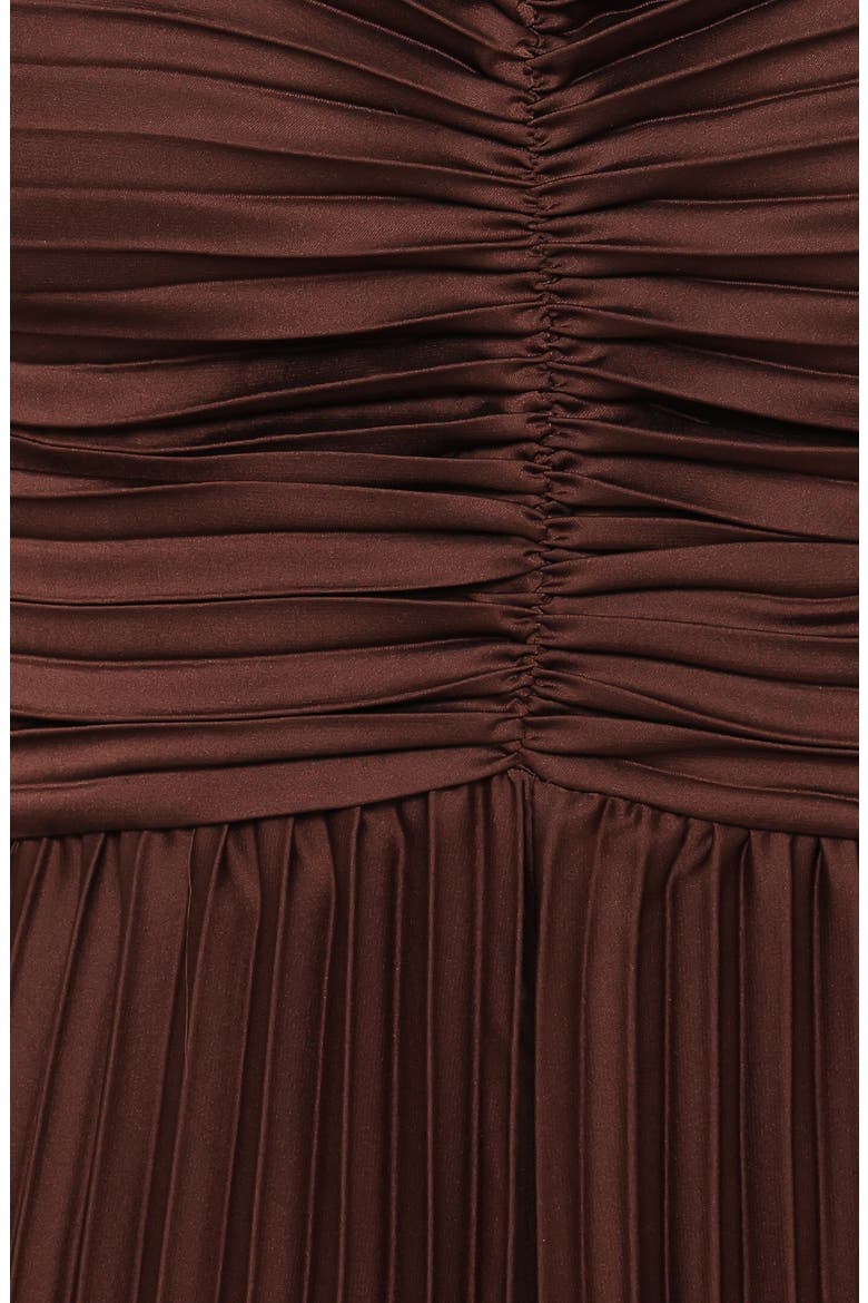 Angelique Pleated Jumpsuit, Alternate, color, CHOCOLATE BROWN