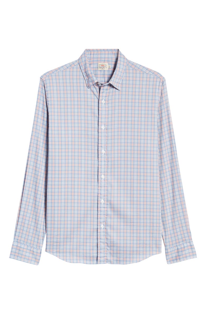 Faherty Movement Plaid Button-Up Shirt, Alternate, color, 