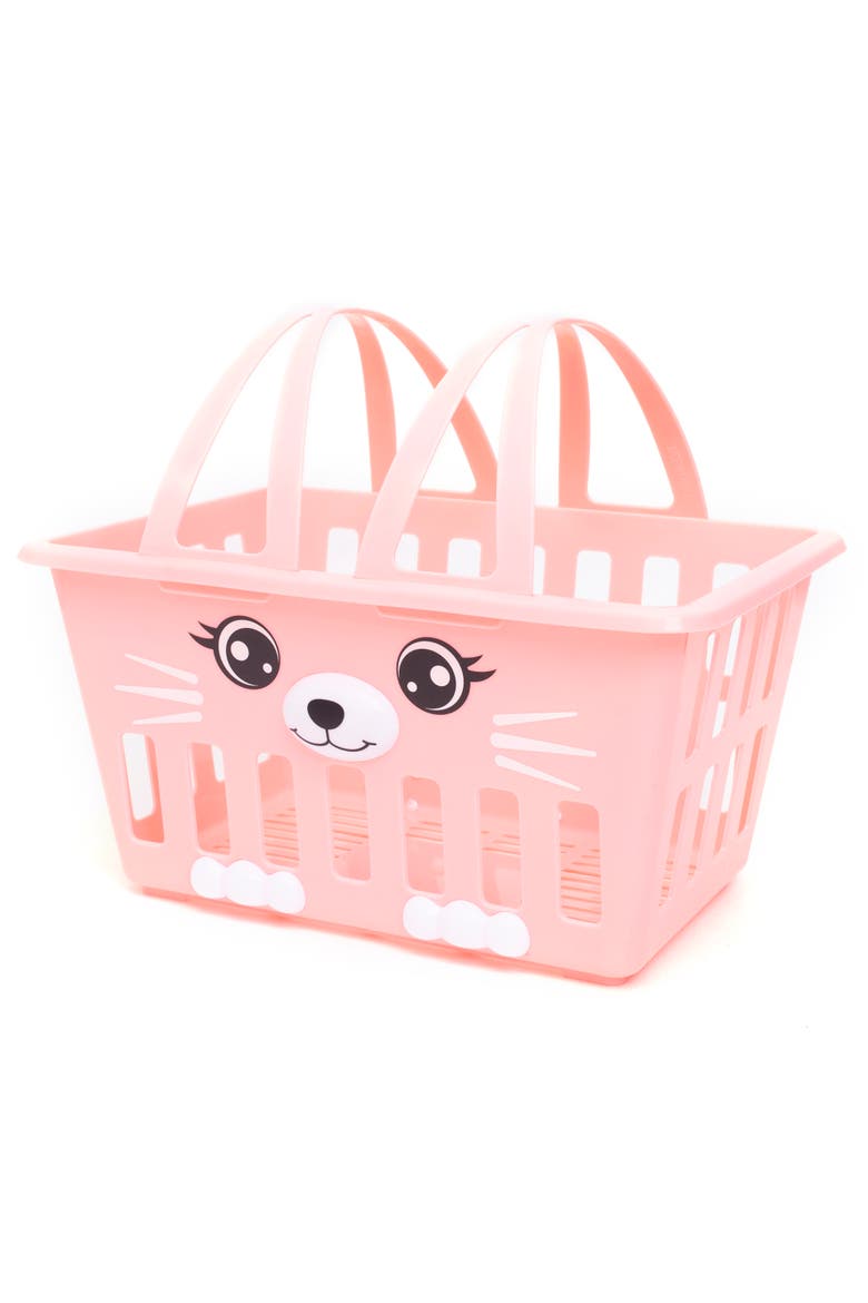 Pink Bunny Basket Playset, Alternate, color, Multicolored