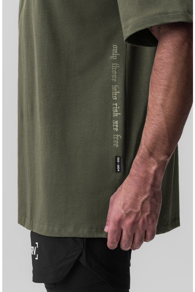 Supima Oversized Tee, Alternate, color, Olive