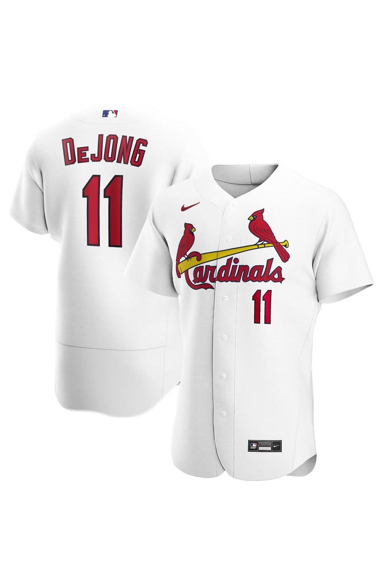 Nike Men's Nike Paul DeJong White St. Louis Cardinals Home Authentic Player Jersey, Main, color, 