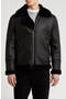 Faux Shearling Lined Bomber Jacket