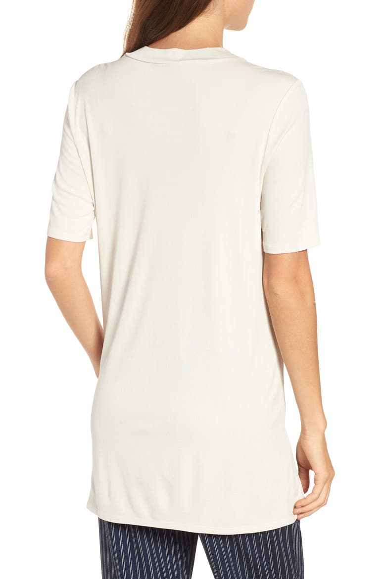 Silk Knit Top, Alternate, color, BONE