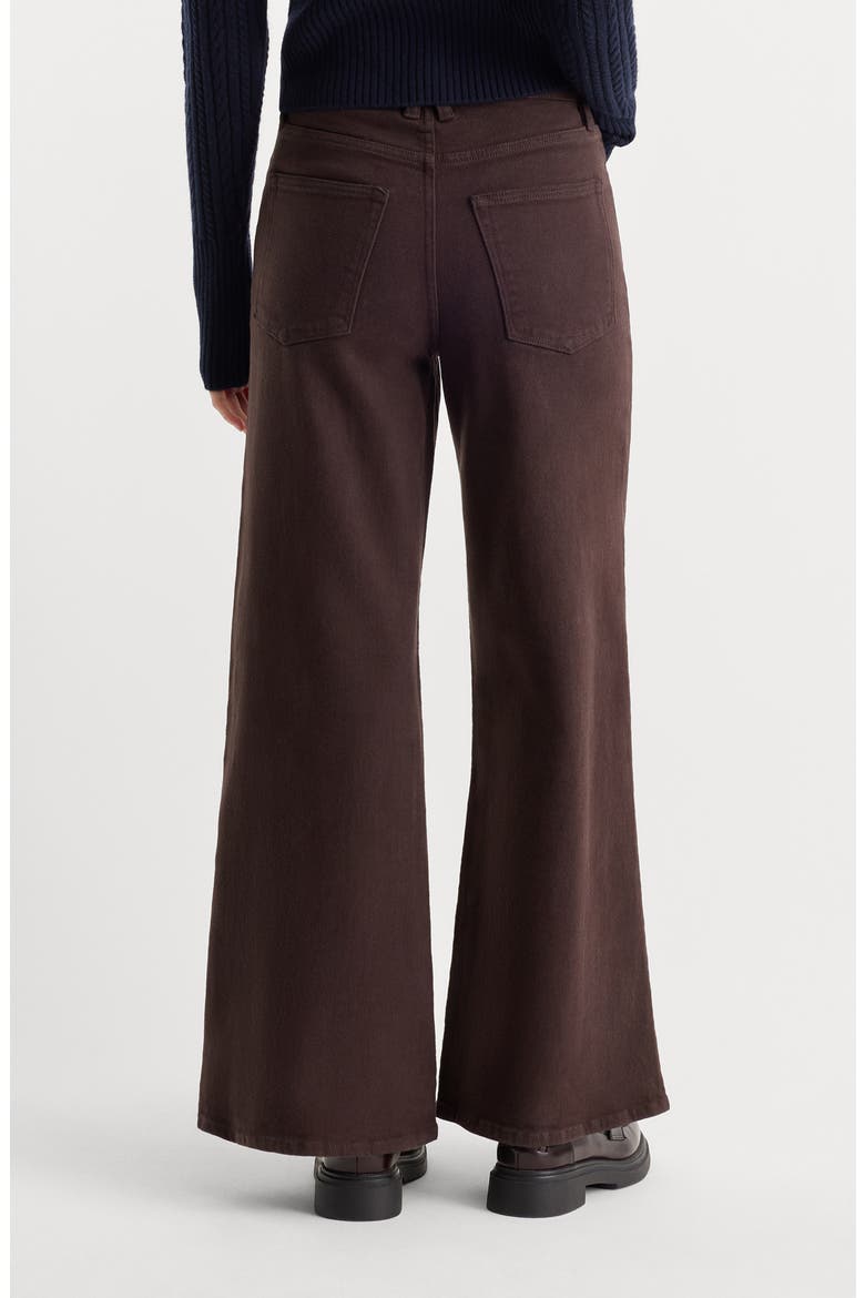 Good Waist High Waist Wide Leg Palazzo Jeans, Alternate, color, ESPRESSO