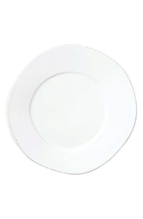 Lastra White American Dinner Plate
