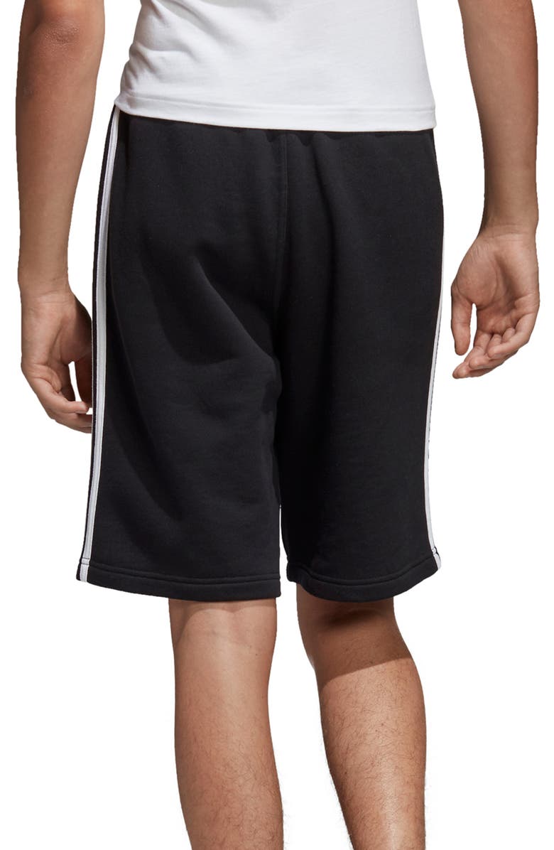 adidas Originals 3-Stripes Athletic Shorts, Alternate, color, 