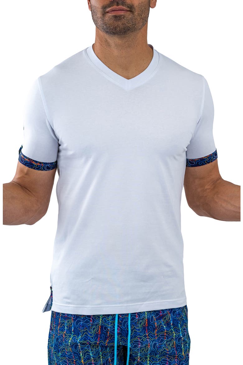Vivaldi V-Neck T-Shirt, Alternate, color, WHITE