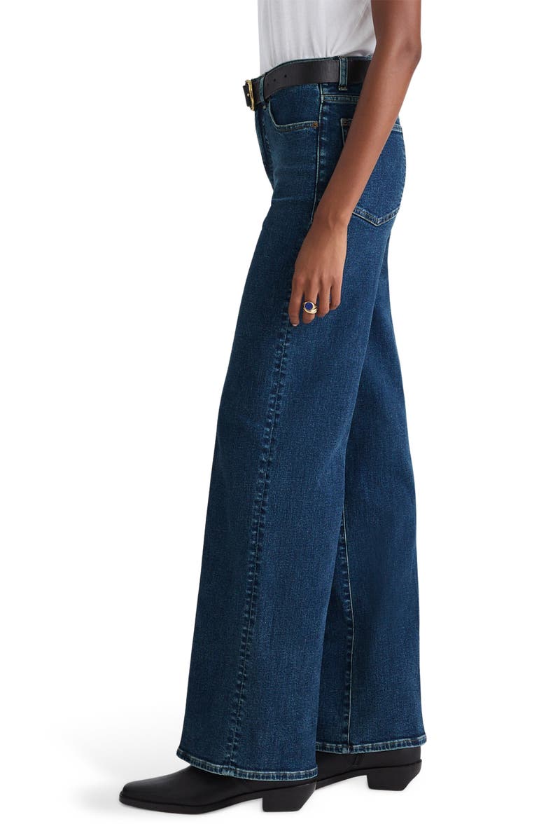Madewell The High Waist Wide Leg Jeans, Alternate, color, Pattson Wash