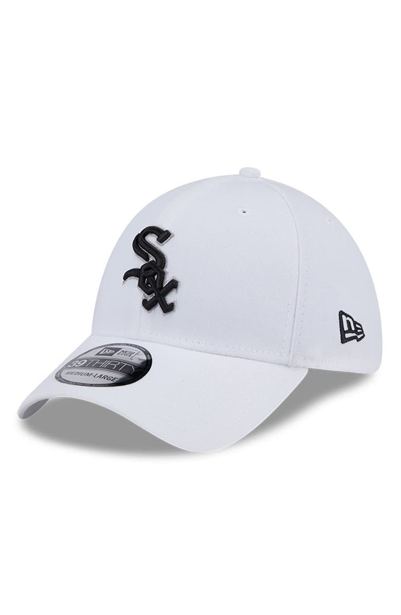 New Era Men's New Era White Chicago White Sox Evergreen 39THIRTY Flex Hat, Main, color,