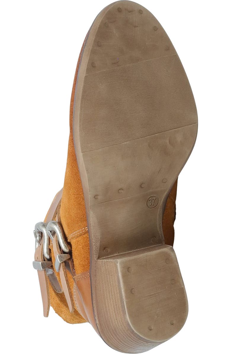 Miz Mooz Dayla Moto Bootie, Alternate, color, Wheat Suede