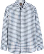 johnnie-O Tad Plaid Linen Blend Button-Up Shirt