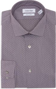 Calvin Klein Slim Fit Stretch Patterned Shirt