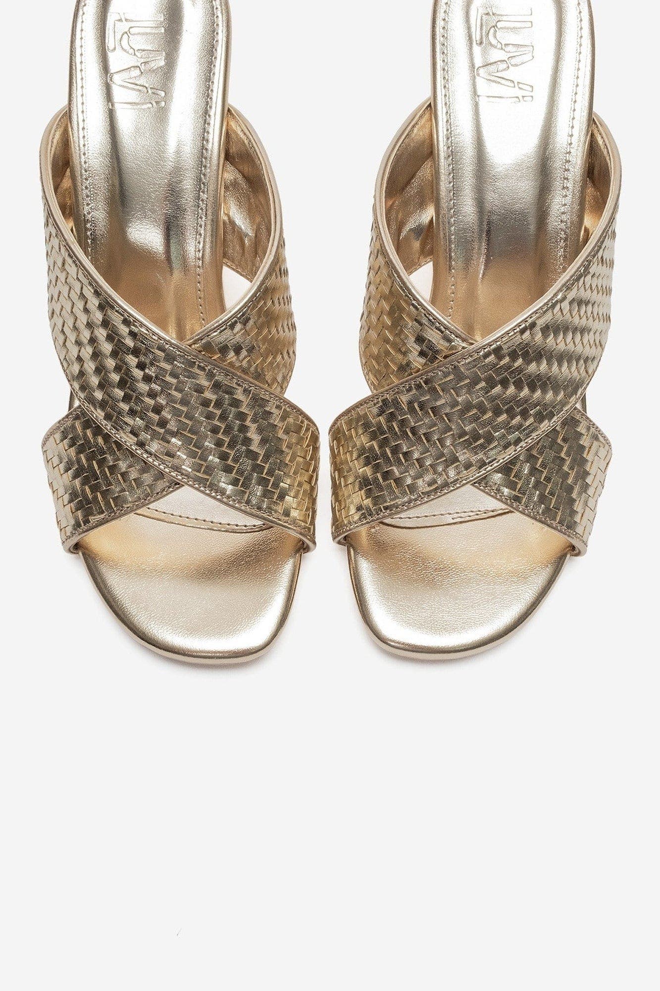 Lavean Cross Strap Wedge Sandal, Alternate, color, Gold