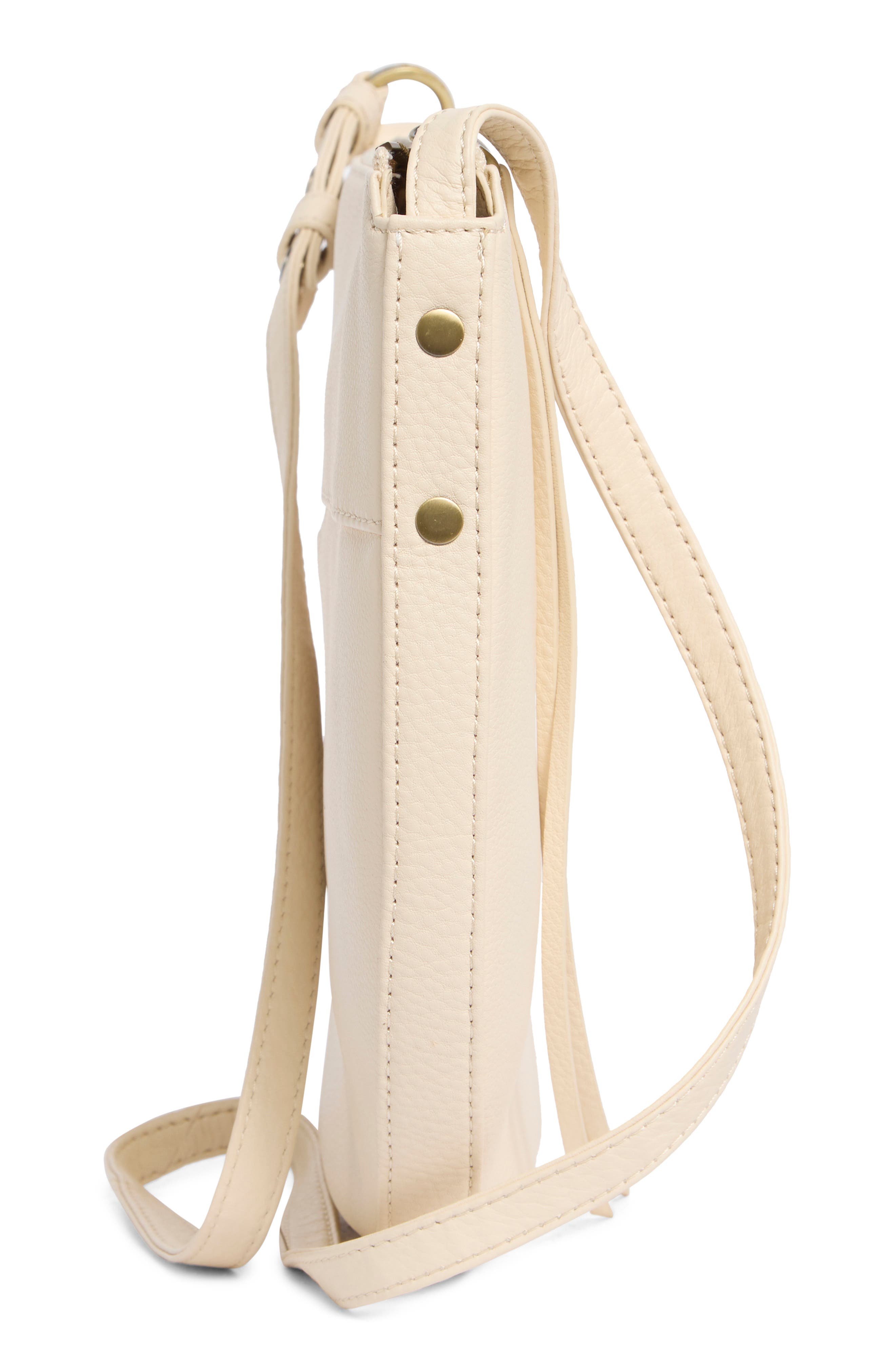 Cosmo Leather Shoulder Bag, Alternate, color, CREAM