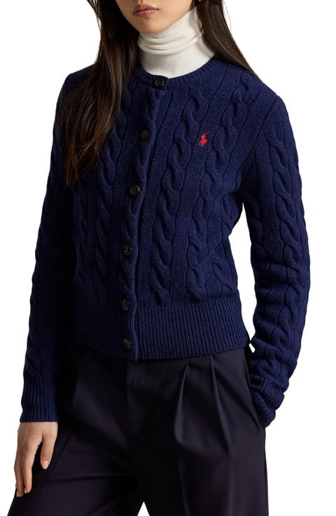 Wool & Cashmere Cable Stitch Cardigan