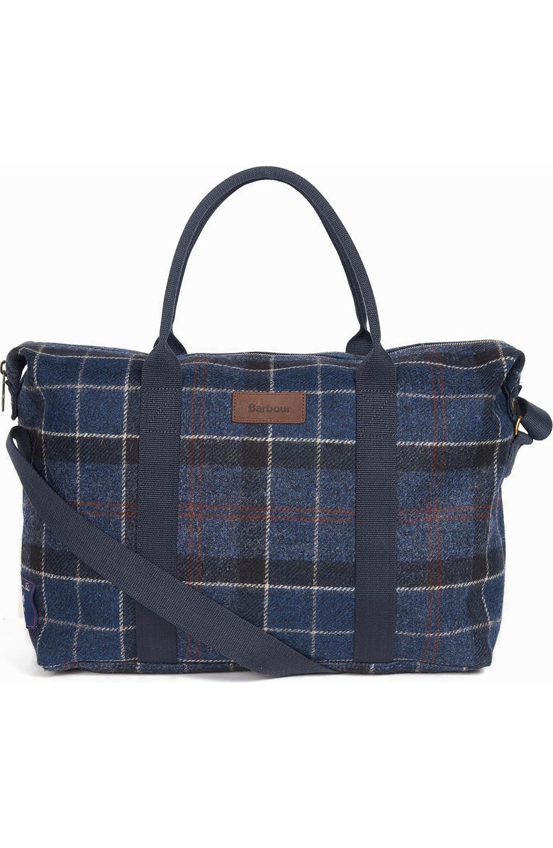 Barbour Tevoit Tartan Wool Holdall, Main, color,