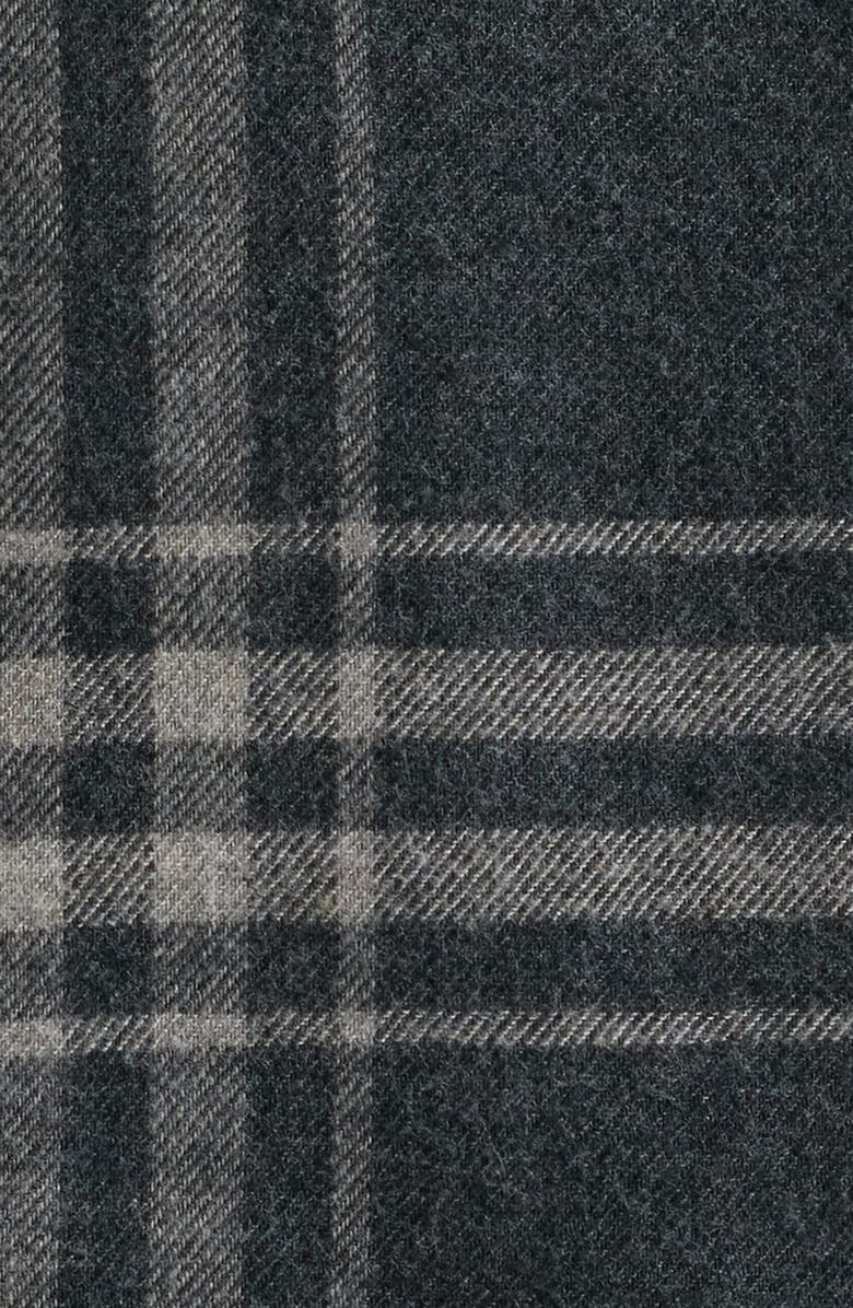 Rails Lennox Plaid Flannel Button-Up Shirt, Alternate, color, Charcoal Wraith