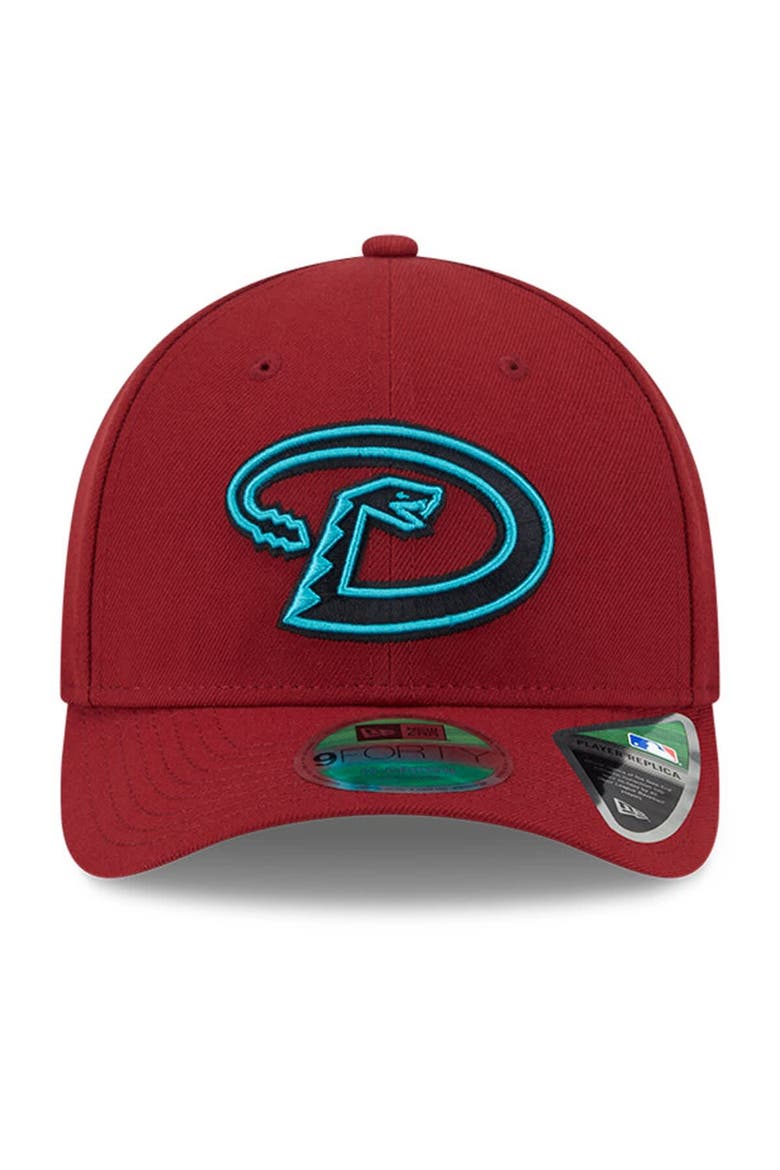 Men's New Era  Red Arizona Diamondbacks Player Replica 9FORTY Adjustable Hat, Alternate, color, Red