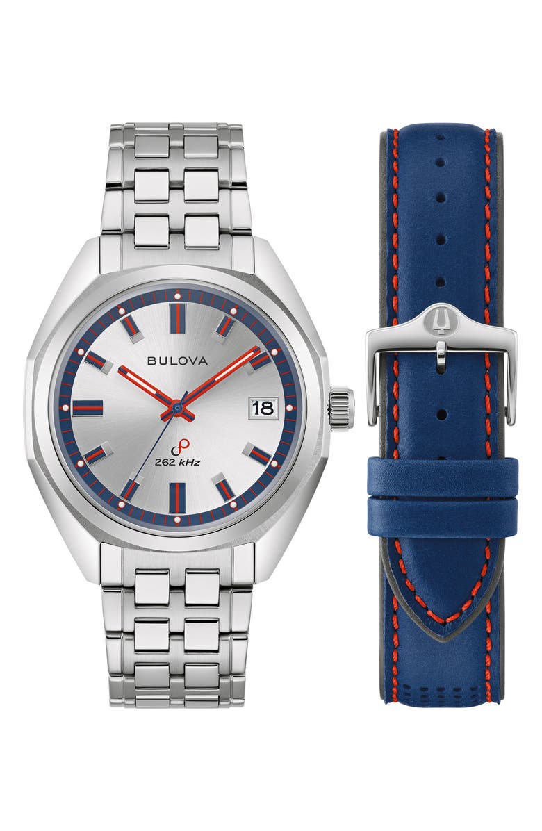 BULOVA Jet Star 1973 Bracelet Watch, 40mm, Alternate, color, Silver-Tone