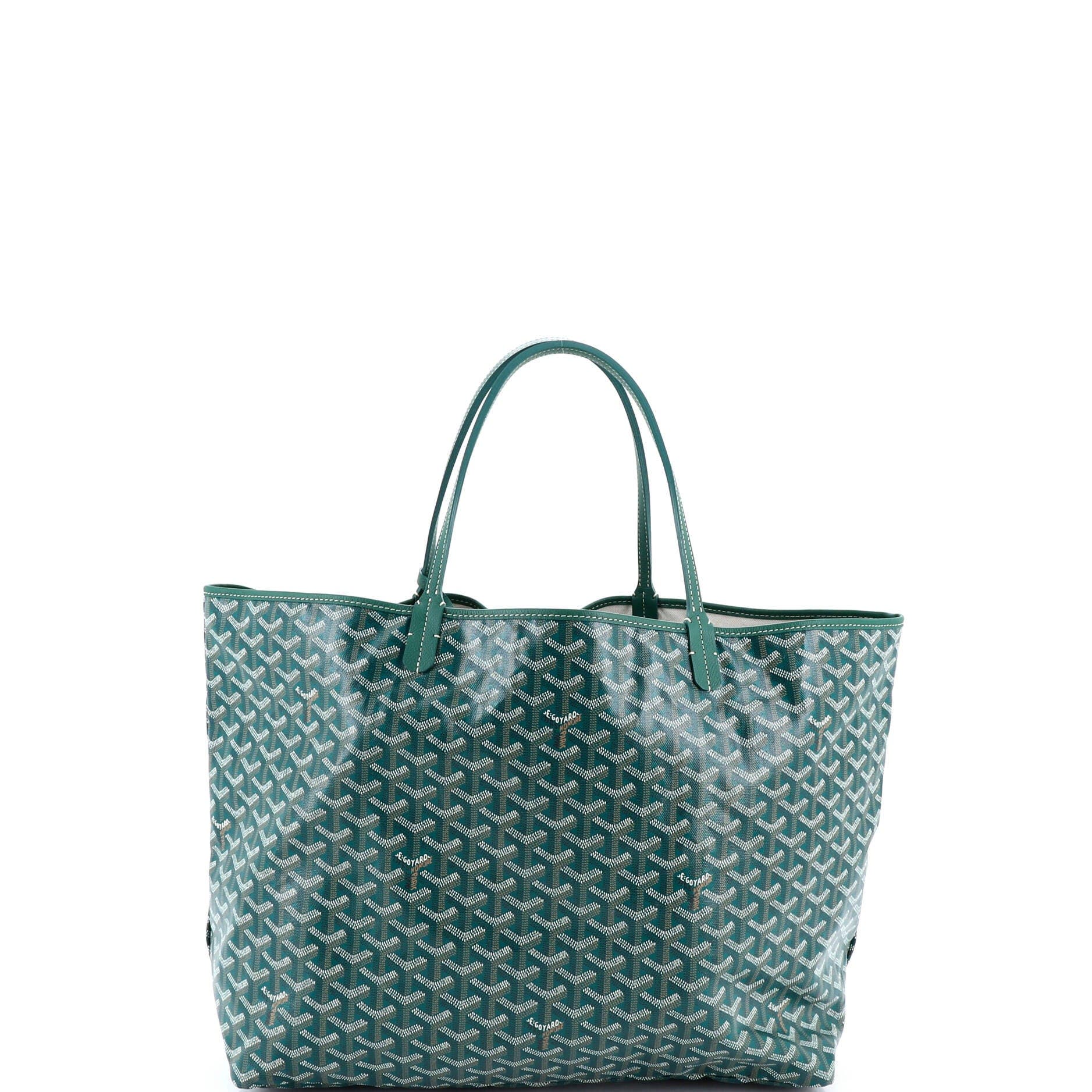Pre-Owned Goyard Saint Louis Tote Coated Canvas GM, Alternate, color, Green