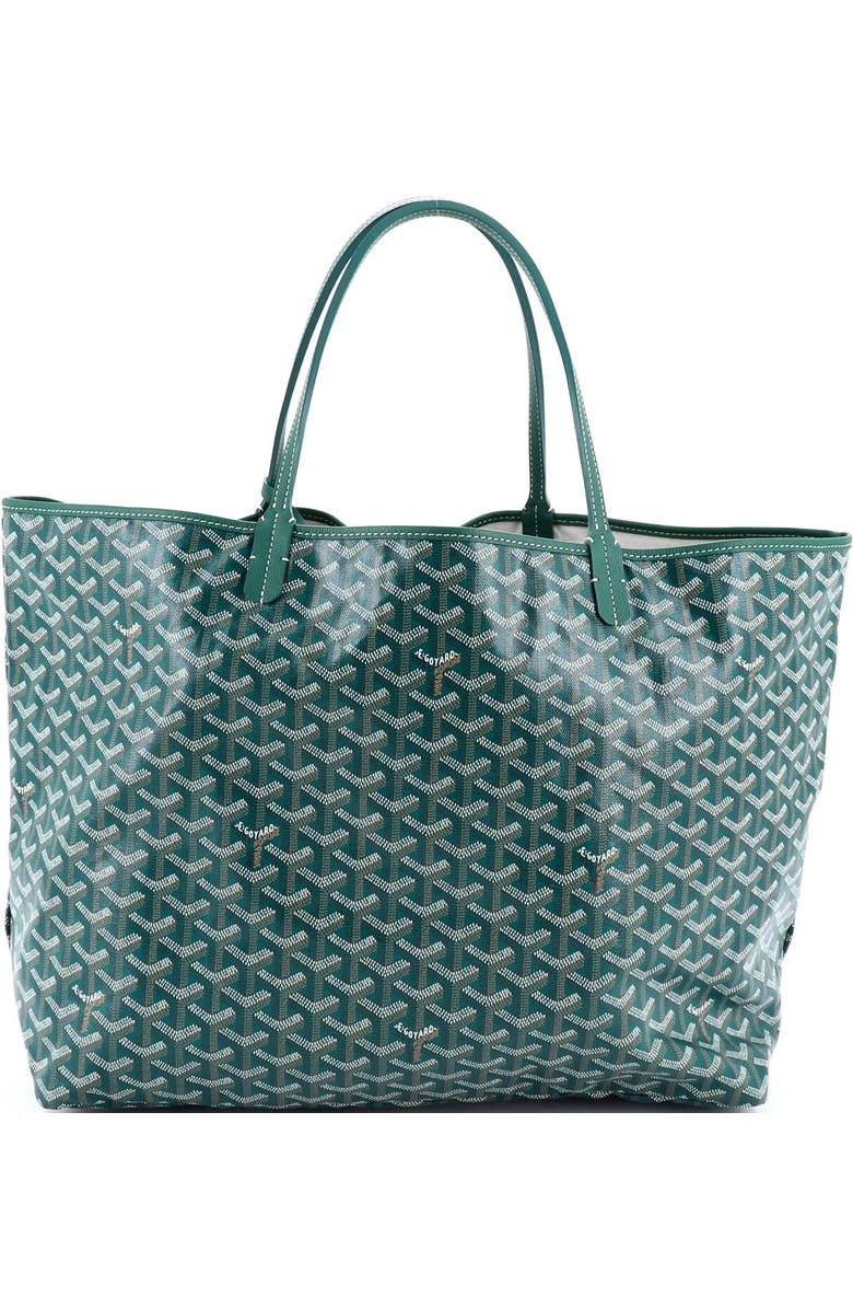 Pre-Owned Goyard Saint Louis Tote Coated Canvas GM, Alternate, color, Green