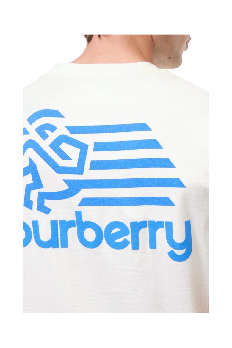 Logo Badge Cotton T-shirt, Alternate, color, Chalk white