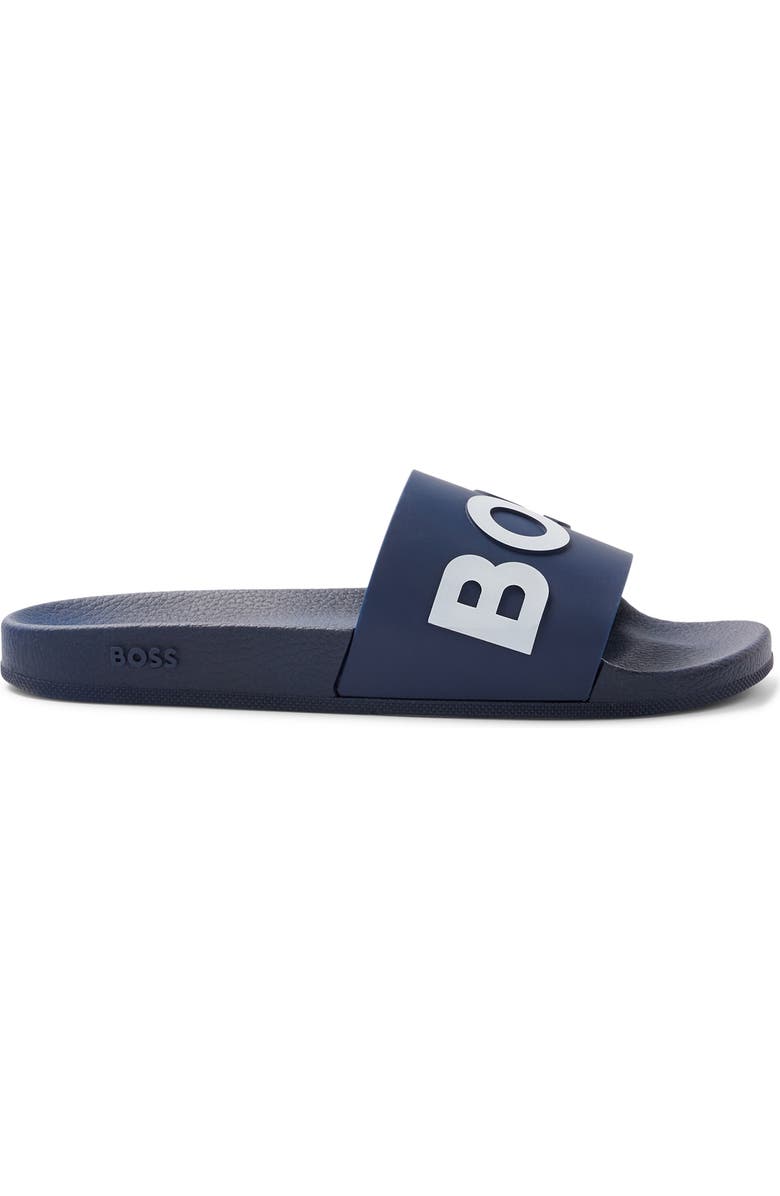BOSS Bay Slide Sandal, Alternate, color, Dk Bu