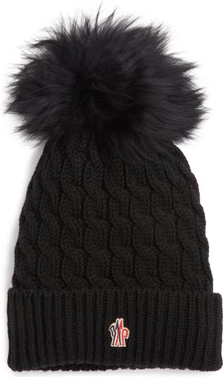 Moncler beanie black on sale