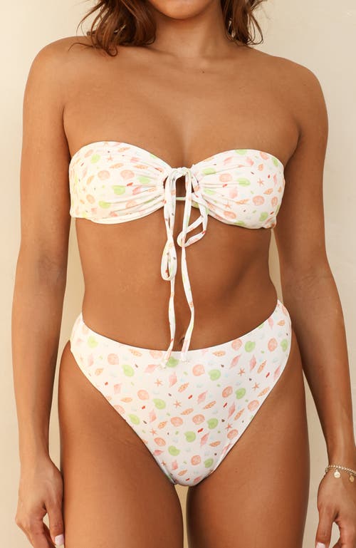 DIPPIN DAISYS DIPPIN DAISYS SEASHORE HIGH WAIST CHEEKY BIKINI BOTTOM