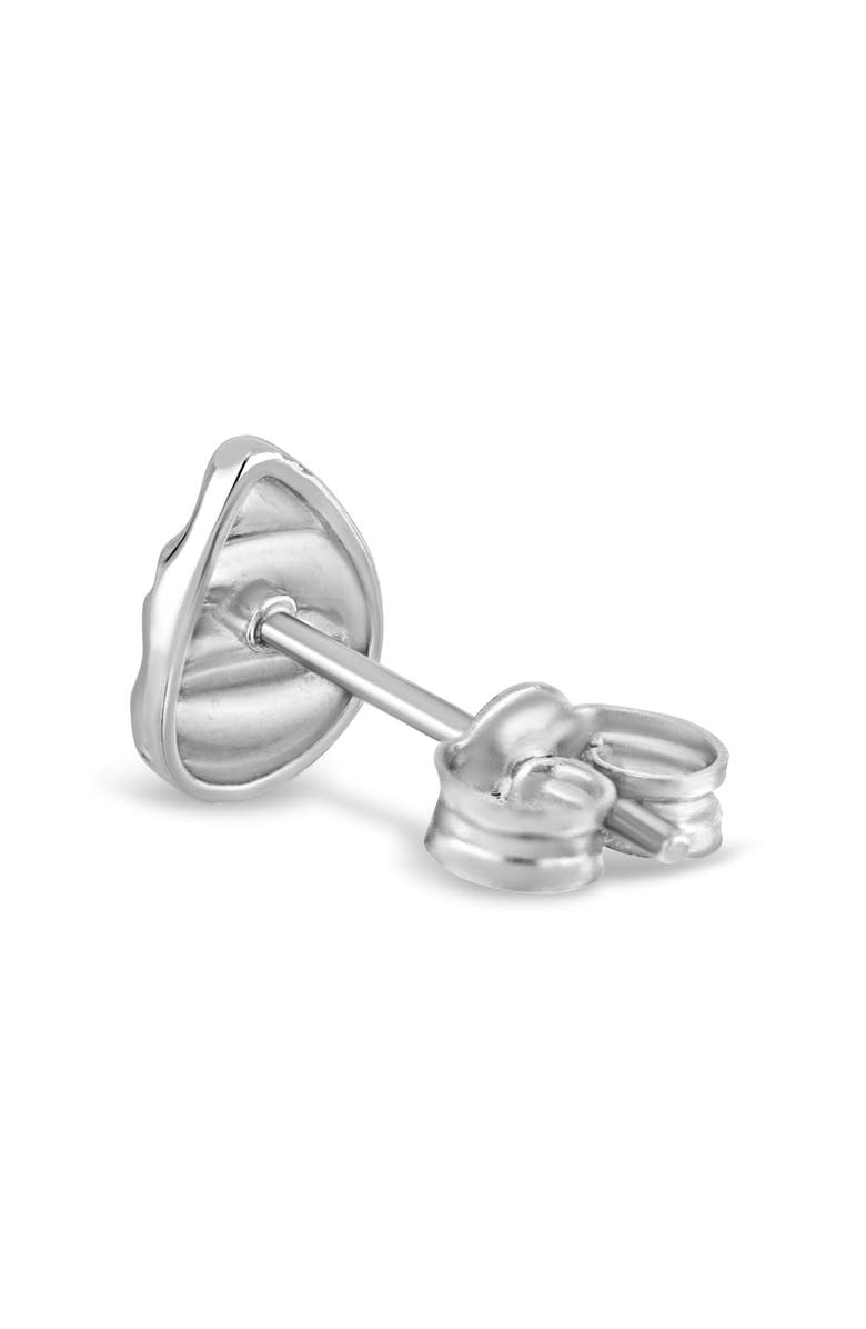 Bony Levy 14K White Gold Textured Teardrop Stud Earrings, Alternate, color, 14K White Gold