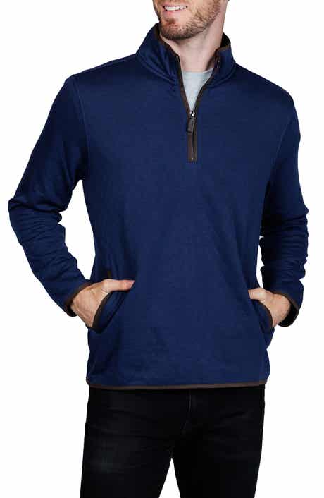 TailorByrd Quilted Quarter Zip Pullover