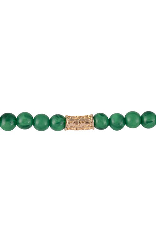 Rachel Roy Beaded Collar Necklace In Green