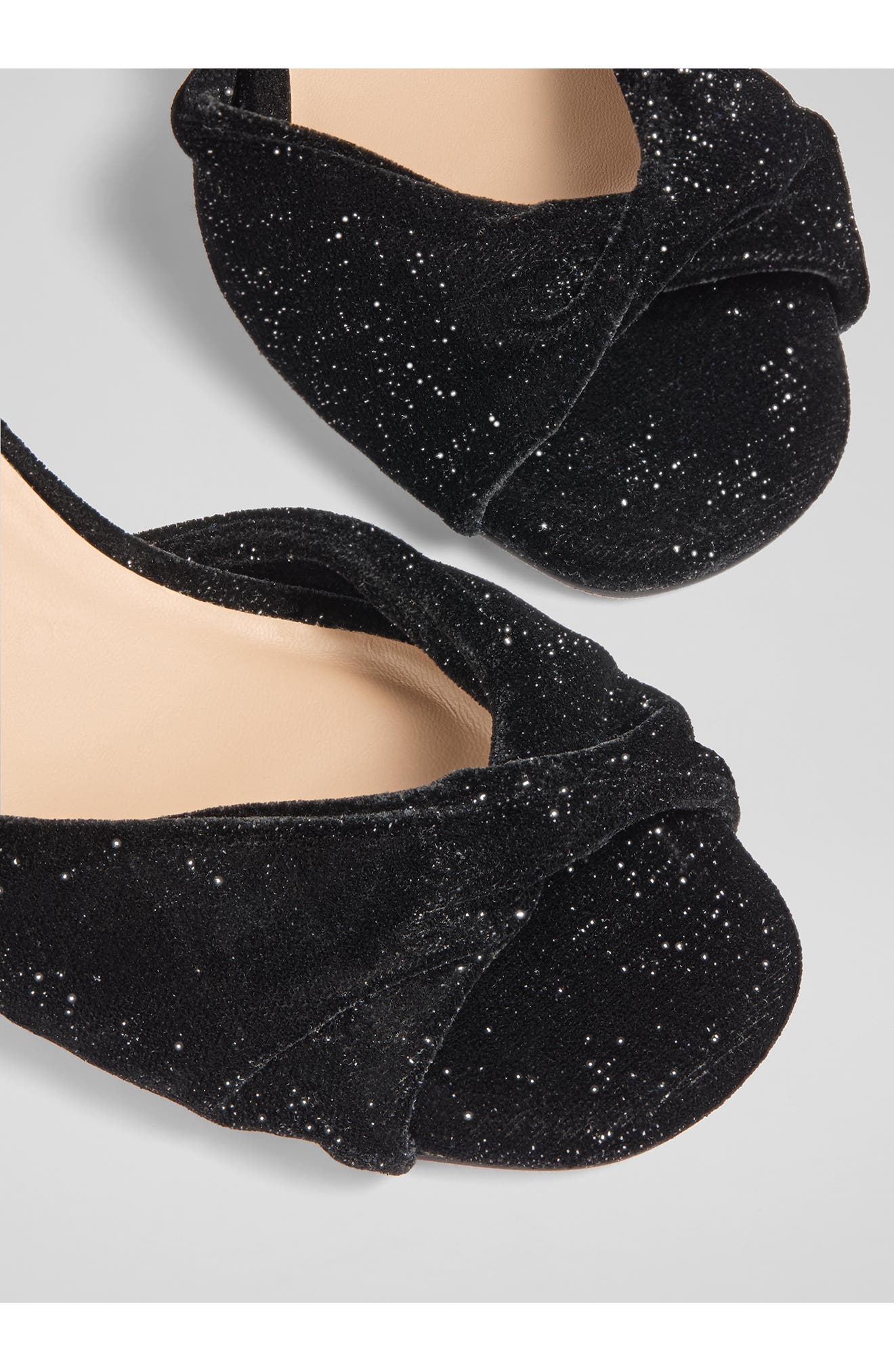 LK Bennett Joelle Twist Ankle Strap Sandal, Alternate, color, 