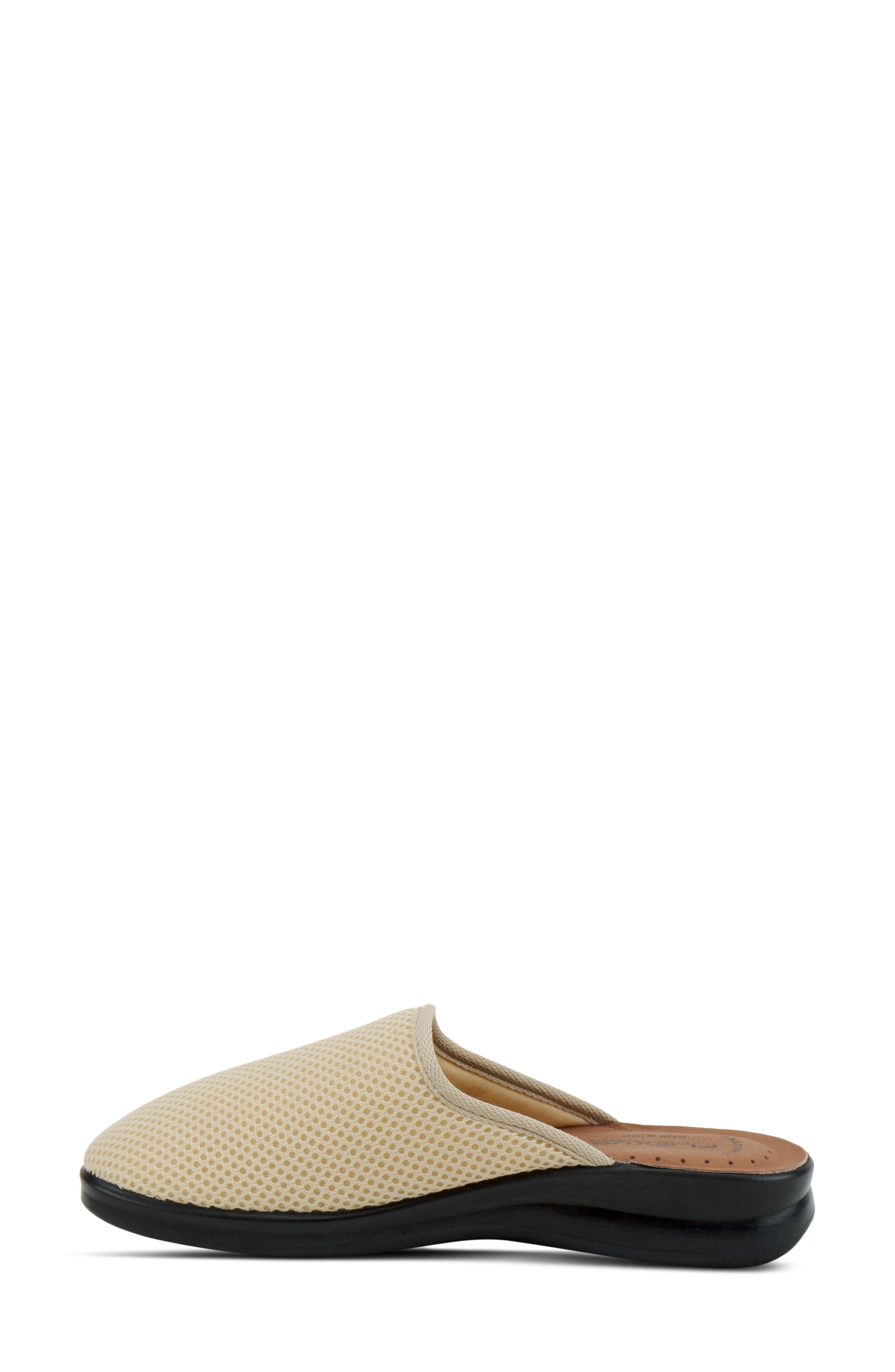 Flexus by Spring Step Scuff Slipper, Alternate, color, Beige Fabric