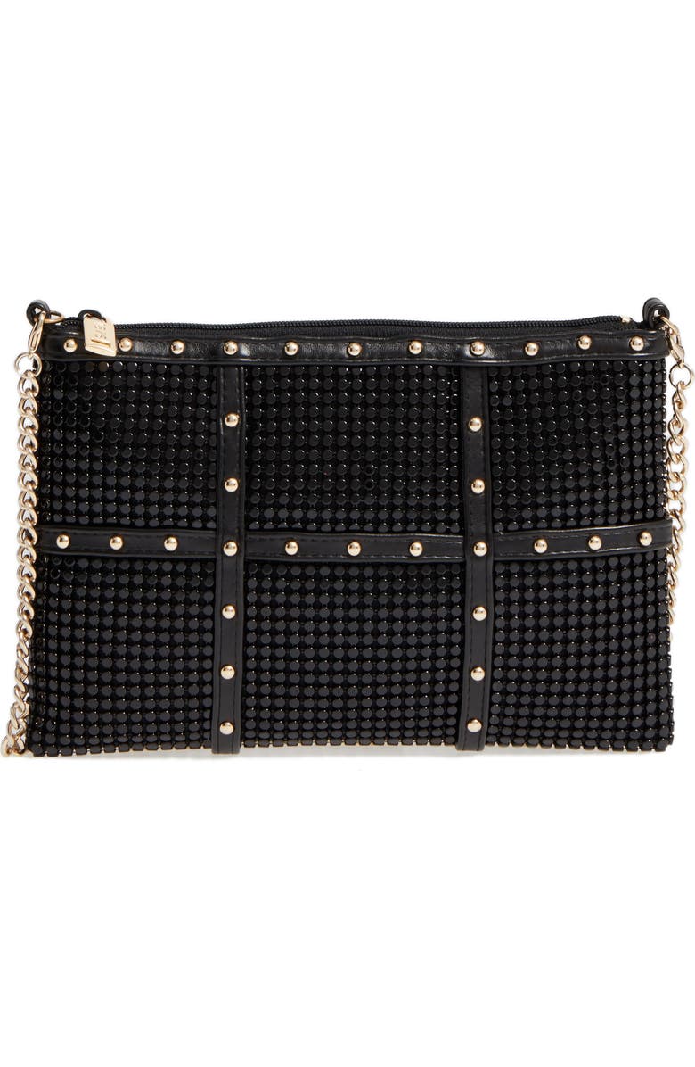 Whiting & Davis Studded Crossbody Clutch, Main, color,