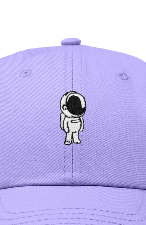 Dalix Astronaut Embroidered Space Hat In Lavender