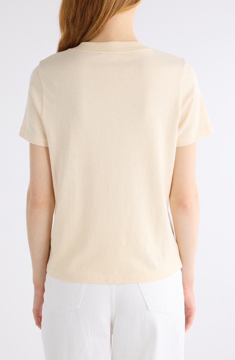 Chloé Sunset Cotton Jersey Graphic T-Shirt, Alternate, color, Blondie Yellow