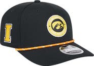 New Era Men's New Era Black Iowa Hawkeyes COOLERA 9SEVENTY Rope Stretch-Snap Hat