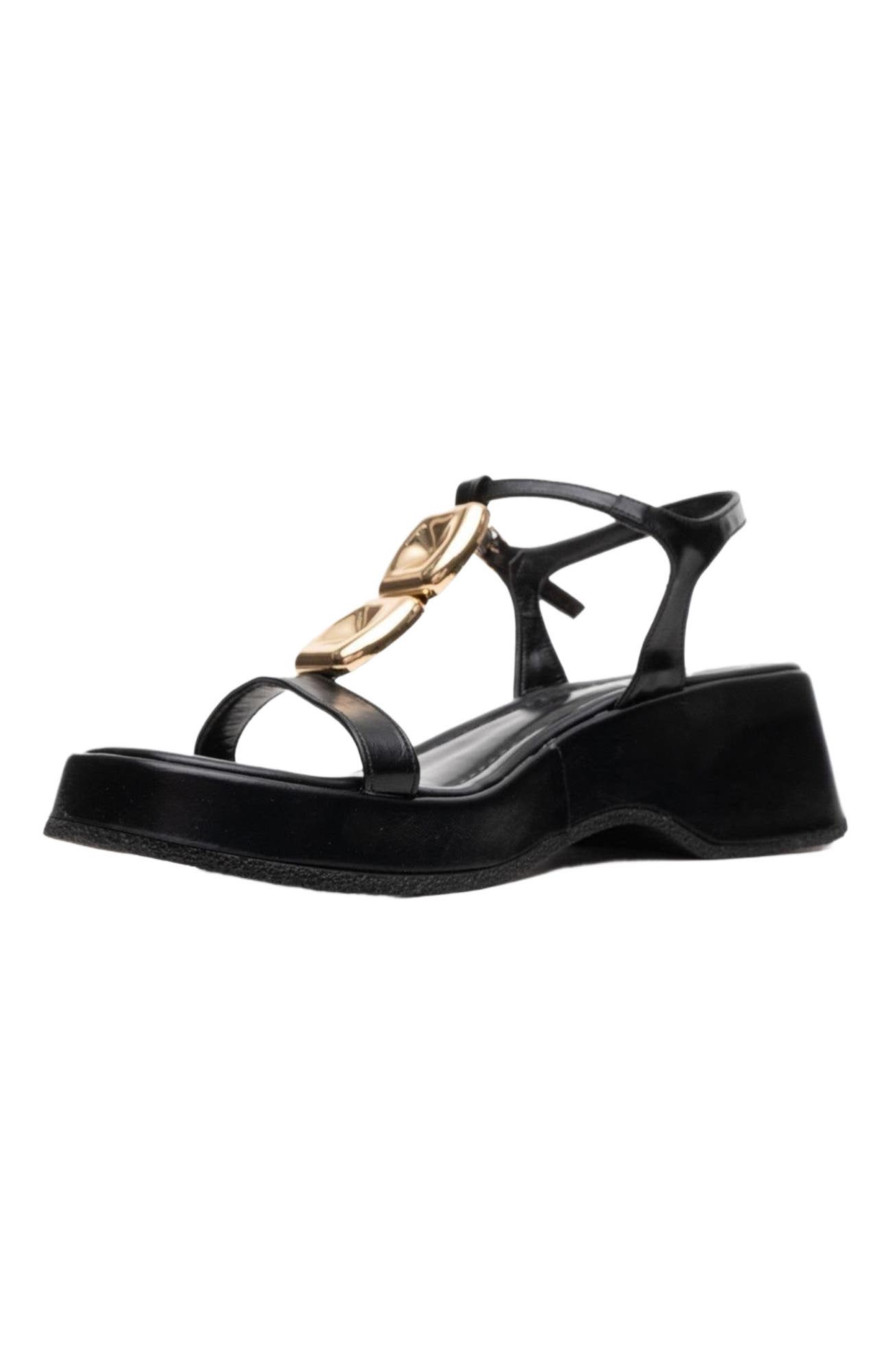 Prologue Shoes Kerry Buckle Platform Sandal, Alternate, color, 