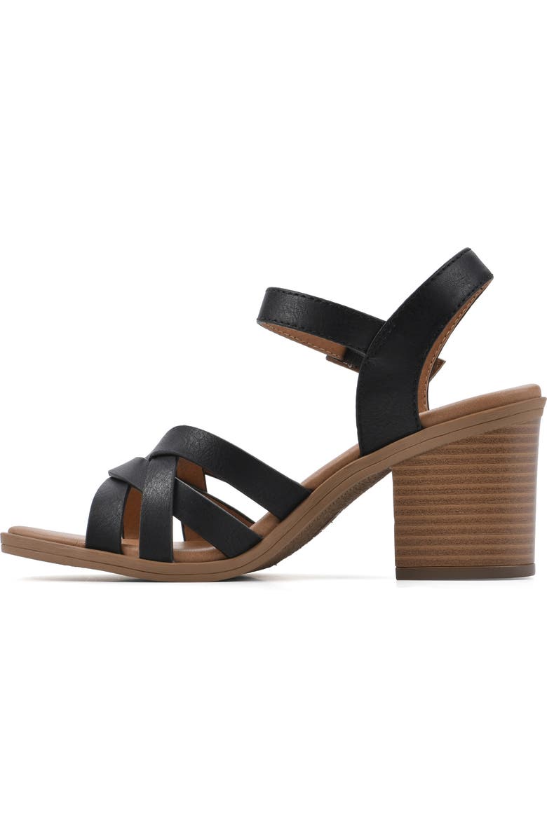 White Mountain Footwear Bergen Block Heel Sandal, Alternate, color,